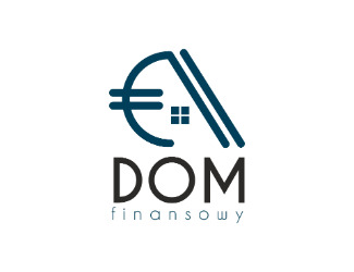 Projekt graficzny logo dla firmy online finansowy dom